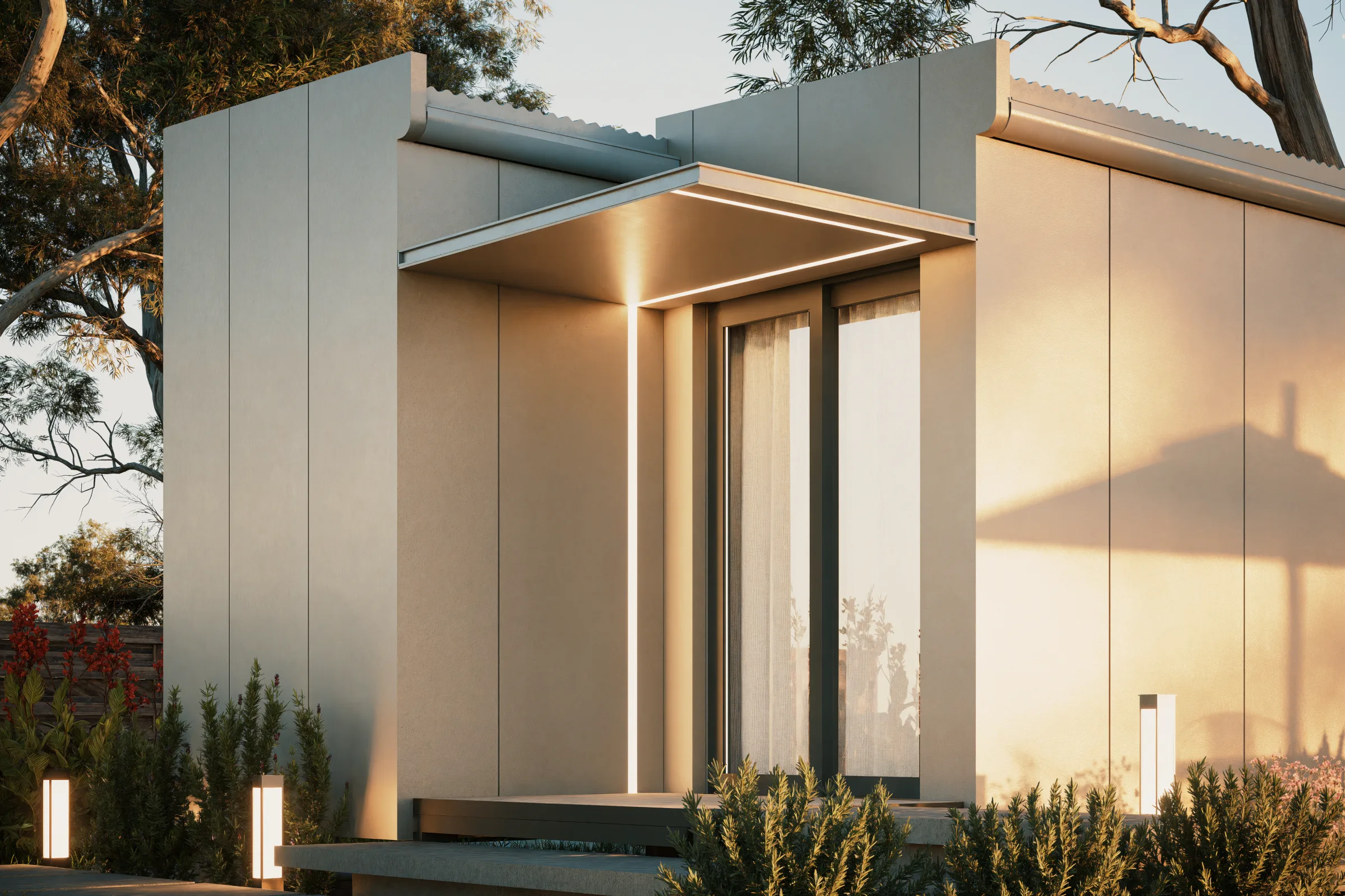 Studio exterior front view